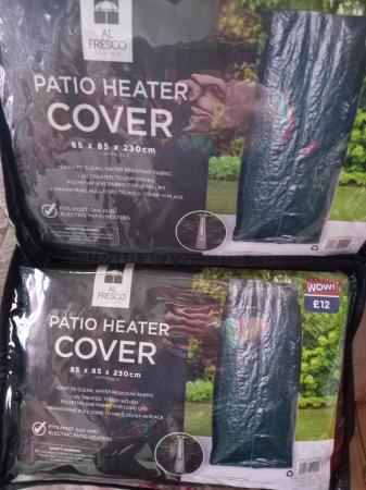 Image 2 of GARDEN PATIO HEATER COVERS X 2 NEW