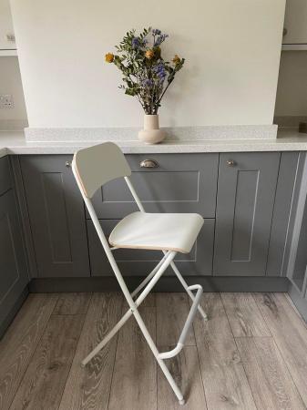 Image 2 of Bar stool. IKEA Franklin. Foldable.