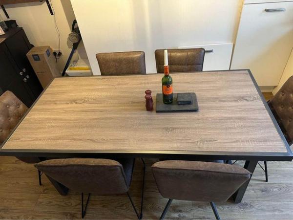 Image 5 of Dining Table & Chairs, 2 Years Old, Hardly used