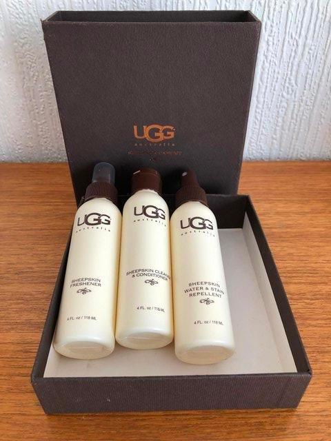 Preview of the first image of UGG AUSTRALIA SHEEPSKIN CARE KIT-PARTLY USED.