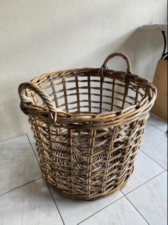 Image 2 of Log / Display / Laundry / Decorative Open Weave Basket