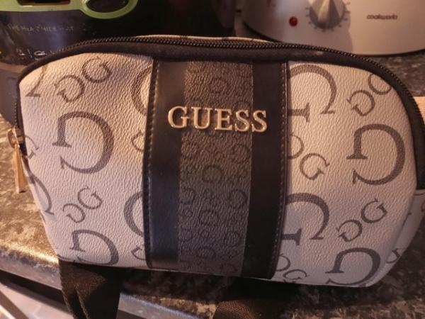 Image 1 of Guess bum bag gray & black