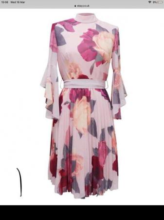 Image 3 of Floral occasion wear dress size 8