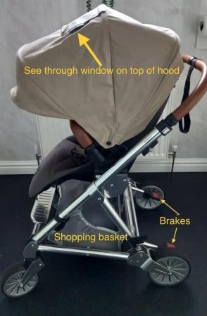Image 3 of Mamas & Papas Pushchair system Urbo2 Brown & Beige Ex Con