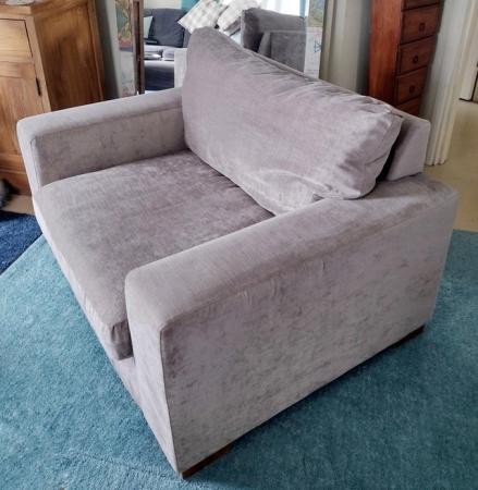 Image 1 of Next Grey Loveseat Good Used Condition