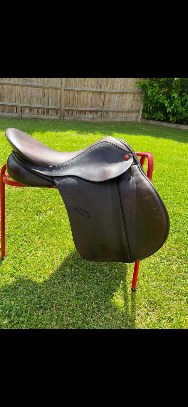 Preview of the first image of Albion legend GP saddle, brown, 17.5, medium.