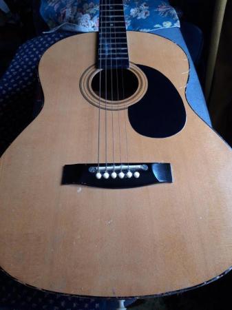 Image 1 of HOHNER ACUSTIC 6 STRINGS QUALITY GUITAR 1980S