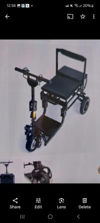 Image 1 of mobility scooter efoldi lite ultra lightweight folding car b