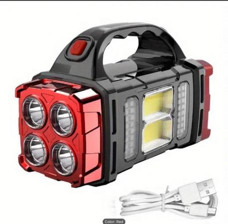Image 3 of Multifunctional LED Solar Camping Light, Bright Portable