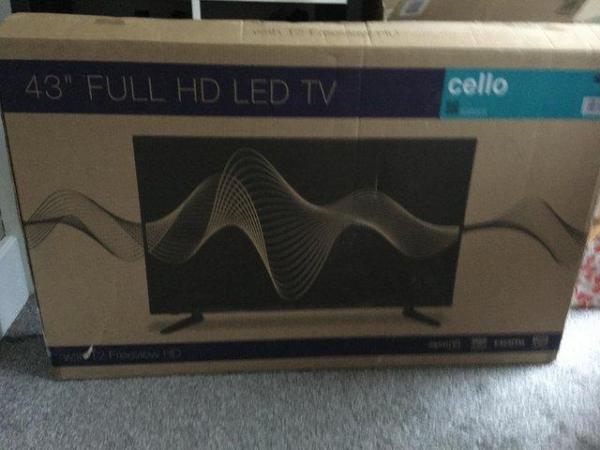 Image 1 of TV 43” New in box screen size is to small for us