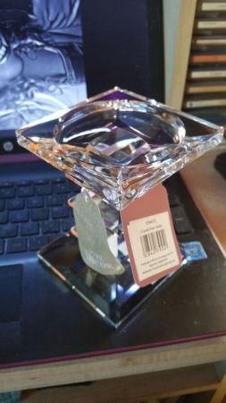 Image 1 of Crystal candle holder brand new in box!
