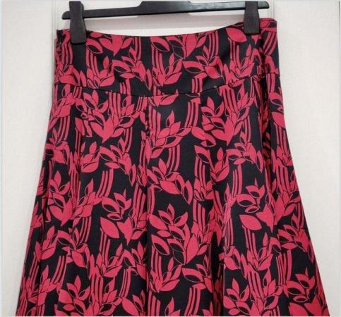 Image 12 of New Women's Monsoon Collection Ramona Red Skirt UK 10 12