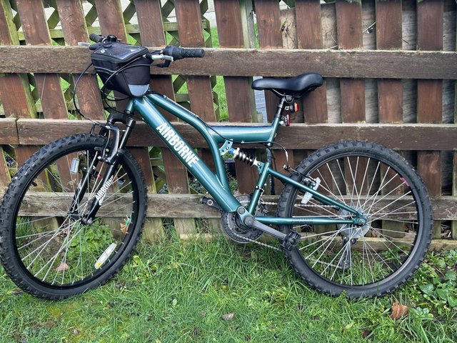 Preview of the first image of Mountain bike for sale. As good as new with extras.