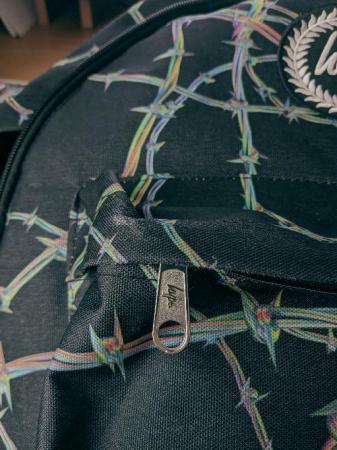Image 4 of Black/Multicoloured Hype Backpack/Rucksack