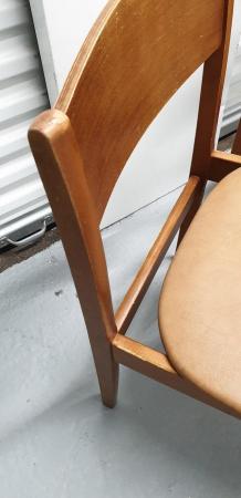 Image 5 of Retro Mid Century Danish style dining chairs x 4