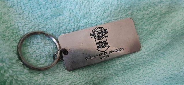 Image 1 of Harley Davidson motorcycles keyring used but good condition