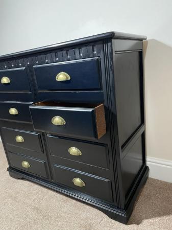 Image 3 of Chest with 8 Drawers in Black