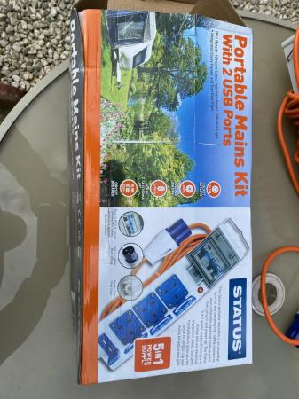 Image 1 of Portable mains kit for camping in very good condition