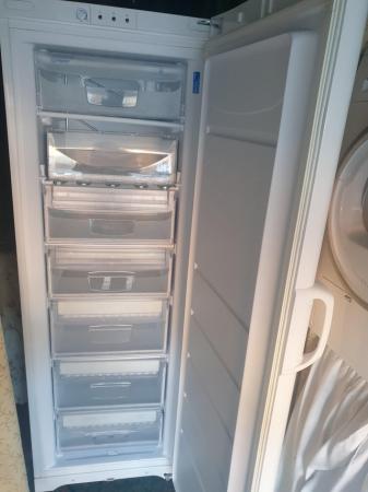 Image 2 of Tall Indesit freezer, nice and clean condition. Delivery