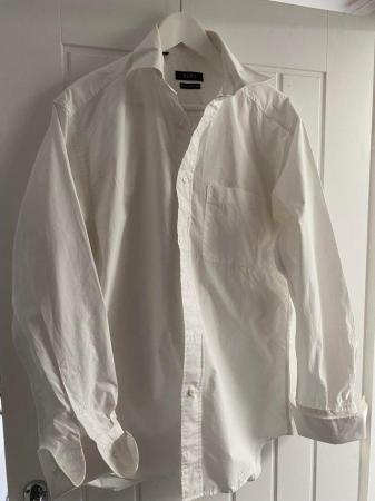 Image 1 of Next Men’s White formal long sleeve Shirt