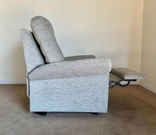 Image 19 of GPLAN ELECTRIC RISER RECLINER DUAL MOTOR GREY CHAIR DELIVERY