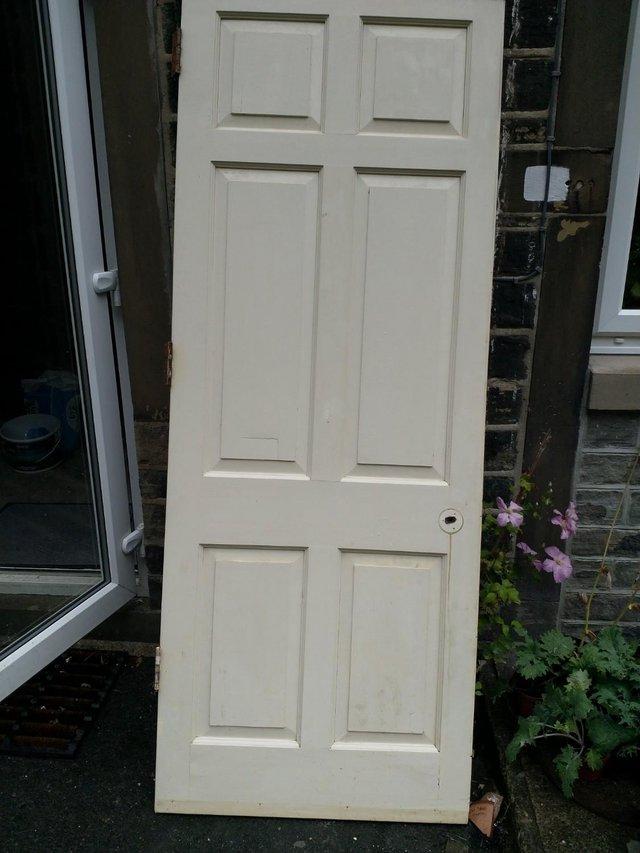 Preview of the first image of 6 Panel Painted Internal Door (white).