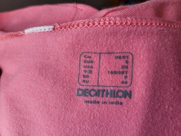 Image 2 of T shirt- pink - soft stretchy cotton