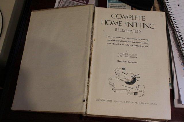 Image 2 of 3 Vintage Knitting Books Including Patterns