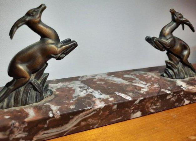 Image 11 of Antique, Art Deco, Bronze, Marble Collectible Antiques - ONO