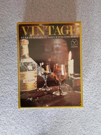 Image 2 of 6 Vintage Liqueur Glasses
