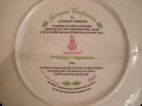 Image 2 of Royal Doulton Plate/Drinking Comp. **Reduced**