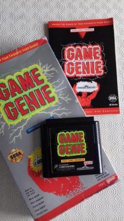 Image 1 of SEGA Megadrive Game Genie cheat cartridge.