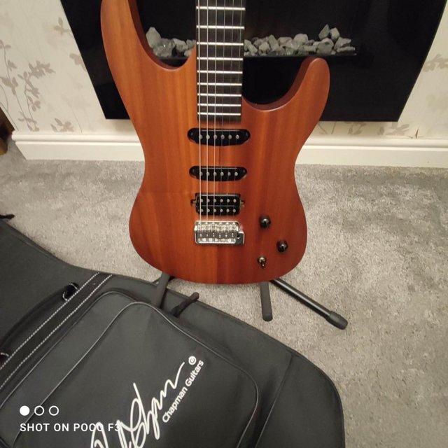 Preview of the first image of Chapman ML1 electric guitar with bag.