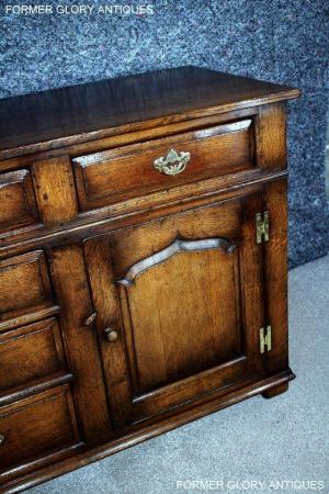 Image 88 of TITCHMARSH AND GOODWIN OAK DRESSER BASE SIDEBOARD HALL TABLE