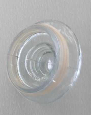 Image 13 of A Medium Sized Glass Storage Jar.  Height 8" (20cm)