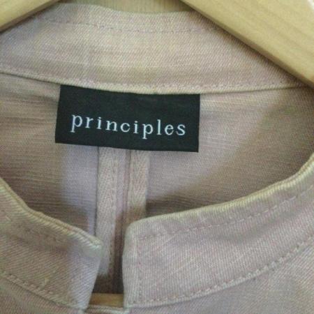 Image 5 of Pink PRINCIPLES size 14 Stretch Jean Jacket