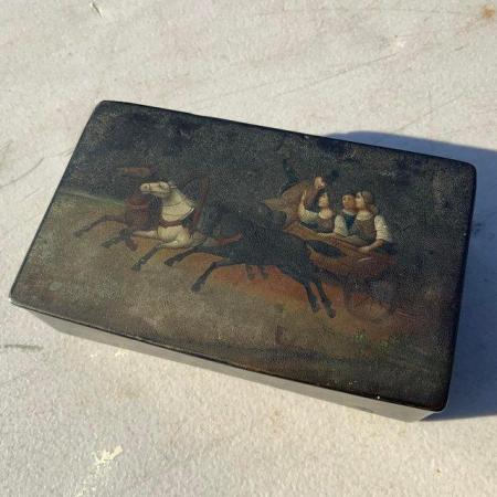 Image 3 of Russian painted tabletops Snuff Box