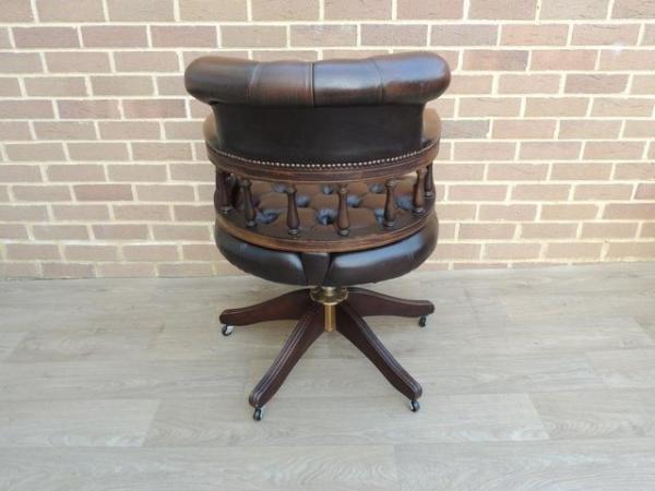 Image 8 of Vintage Captains Chesterfield Chair (UK Delivery)