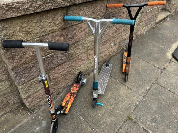 Image 1 of 3 x Kids’ Scooters - All 3 for £20!