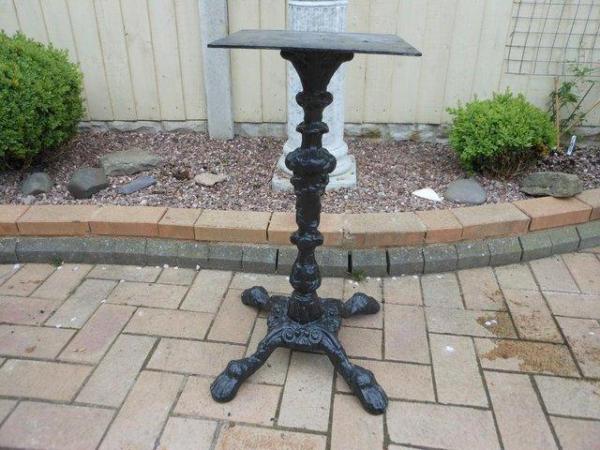 Image 3 of Victorian Black Cast Iron Stand
