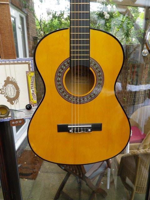 Preview of the first image of GUITAR JUMBO ACOUSTIC GUITAR 6 STRING LOVELY CONDITION.