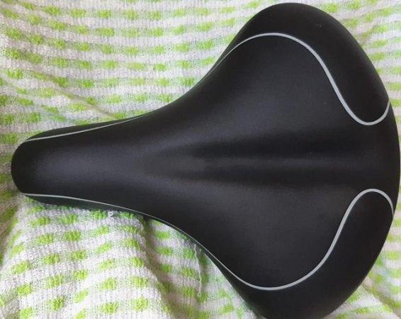 Image 1 of Big bum bike seat saddle springs and gel comfort