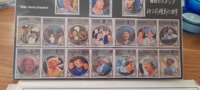 Image 27 of Stamp packs x 5 pks of Queen Elizabeth II & Queen Mother