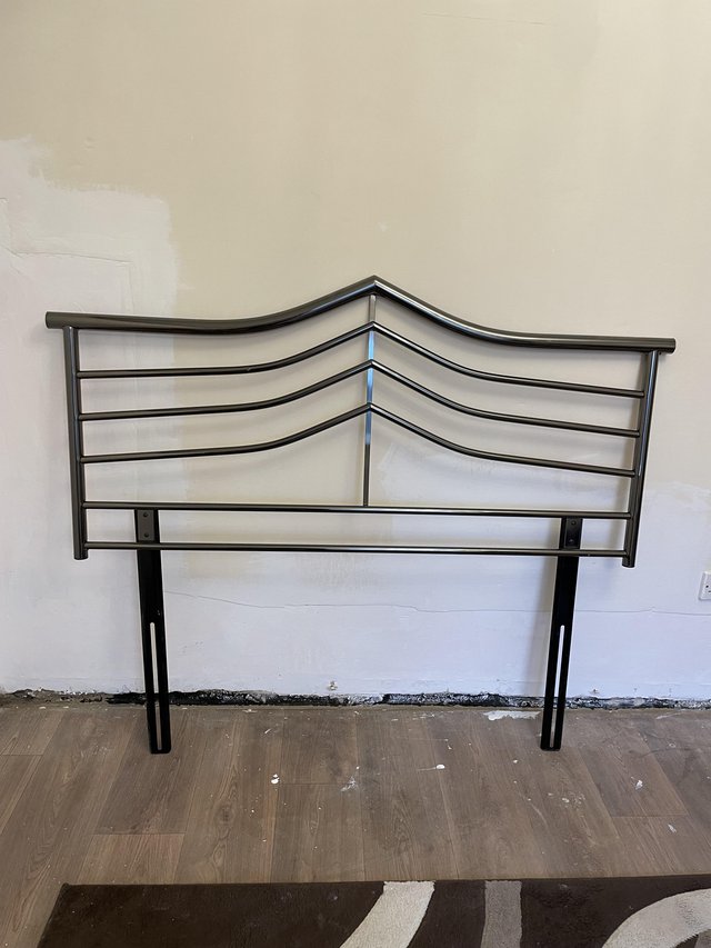 Preview of the first image of Metal headboard for double bed.