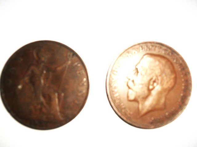 Preview of the first image of 1926 Penny for sale. Also other various coins.