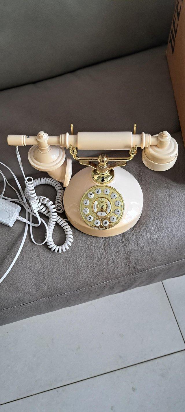 Preview of the first image of For sale cream telephone please see photos.