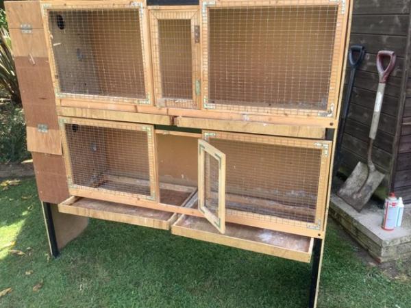 Image 2 of Double breeding cage for birds or pets.
