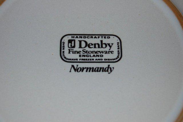 Image 6 of Denby Normandy Dinnerware, 24 Items, Excellent Condition.