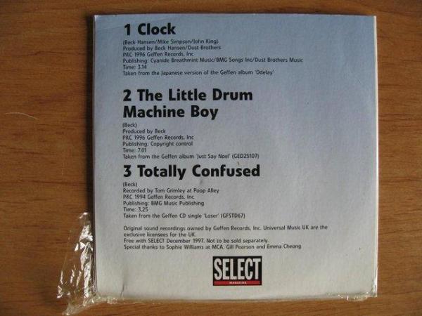 Image 2 of Beck – Clock / The Little Drum Machine Boy / Totally Confus