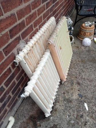 Image 2 of 3 old school central heating radiators
